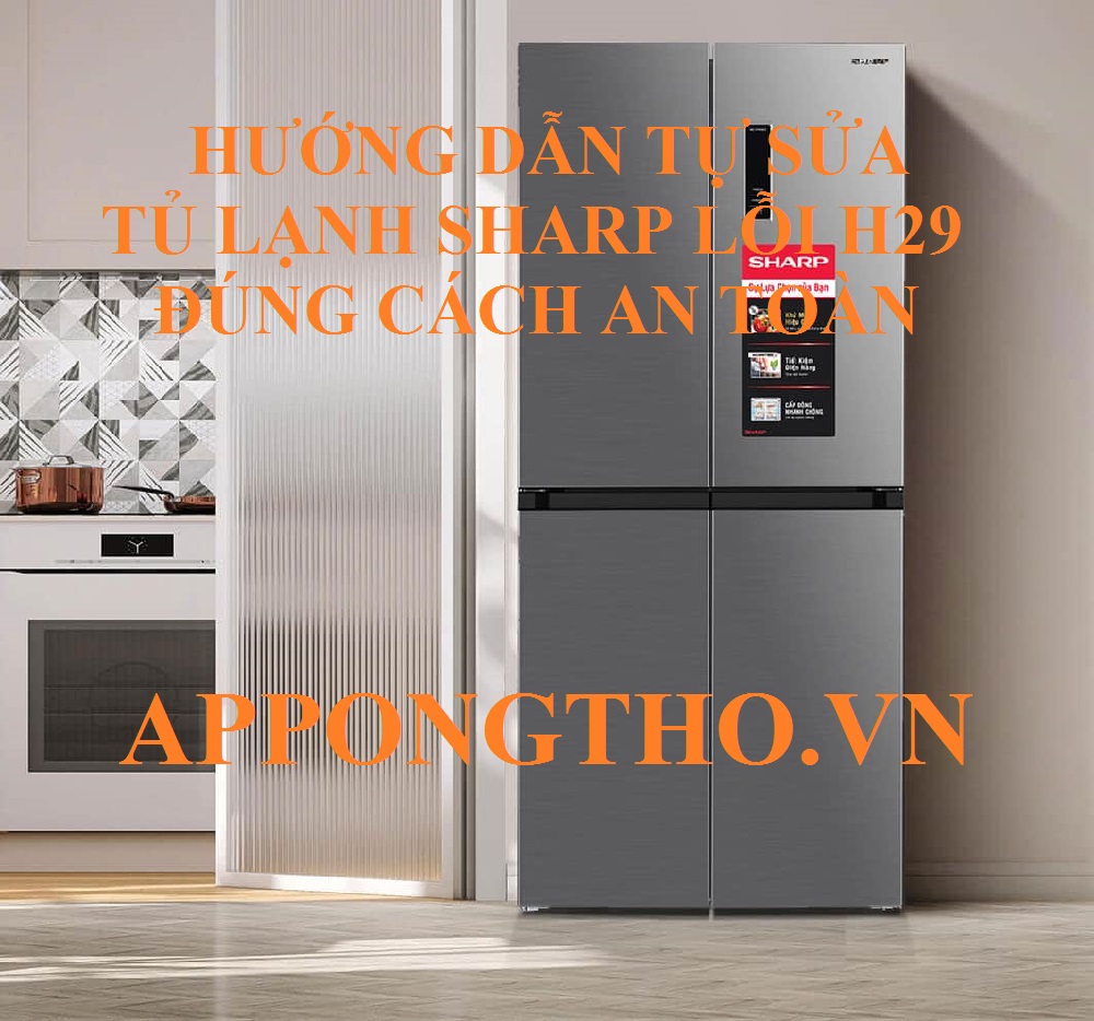 Tủ lạnh Sharp lỗi H-29 xuất hiện ngày càng nhiều