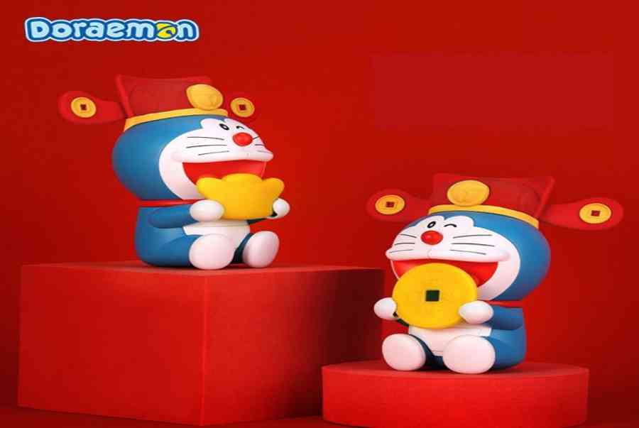 Đồ Chơi lego Lắp Ráp Mô Hình Doraemon Đội Lân Cỡ Lớn 53cm