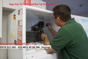 Nạp Gas Tủ Lạnh Toshiba Tại Hoàng Mai