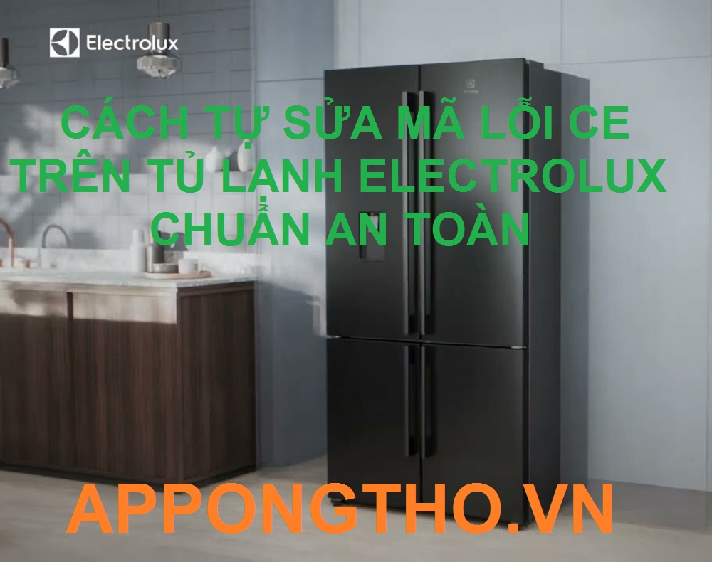 Lỗi CE có ảnh hưởng đến thực phẩm trong tủ lạnh Electrolux?