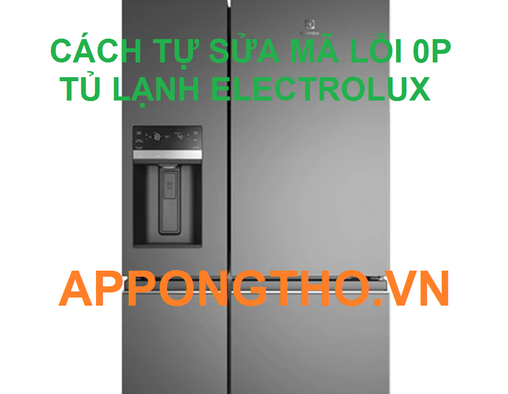 Các model tủ lạnh Electrolux hay gặp lỗi 0P là model nào?