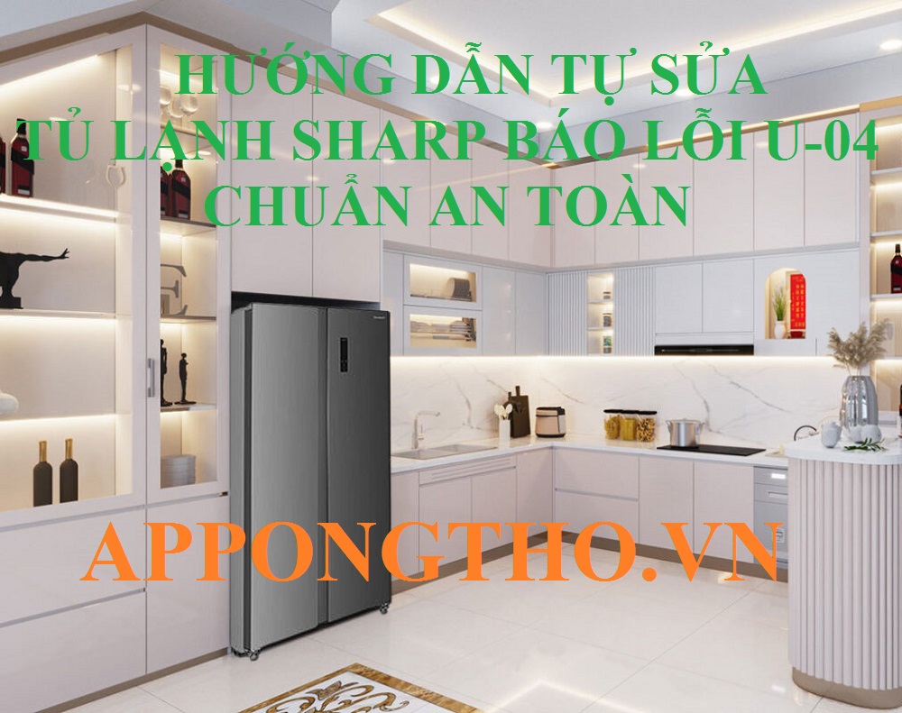 Cần làm gì khi tủ lạnh Sharp báo lỗi U-04?